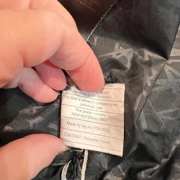 Section Vintage MFM Snowboard Coat Jacket With Hood Rare Black XL - Picture 8 of 16